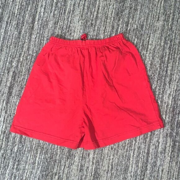 In Design Girls Size 14/16 Casual‎ Knit Shorts Gray Red Elastic Drawstring Waist - Picture 11 of 11